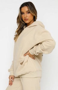 Bộ đồ thể thao nữ RUIQUWIN in logo tùy chỉnh, áo hoodie và quần jogger 2 mảnh, <span class=keywords><strong>size</strong></span> lớn, bộ đồ nữ gợi cảm - Product Image 3