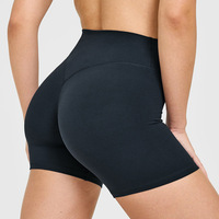 Shorts de sport pour femmes, taille haute, effet galbant, pour le yoga, le fitness et le cyclisme en extérieur
