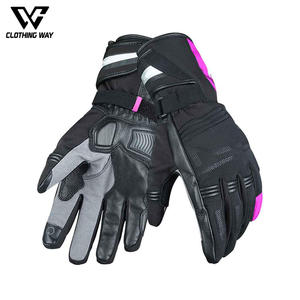 Men's 100% Genuine Leather Reverse Stitched Full-<b>finger</b> Driving Wholesale Motorbike Gloves Custom Motorcycle Riding Gloves - Product Image 2