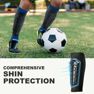Protège-tibias de football personnalisables avec manchon de compression pour mollets, protection et chauffe-tibias - Product Image 4