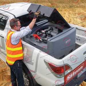 Réservoir de carburant Portable 400l avec pompe diesel 12V réservoir diesel en plastique de remplissage mobile dans le camion - Product Image 4