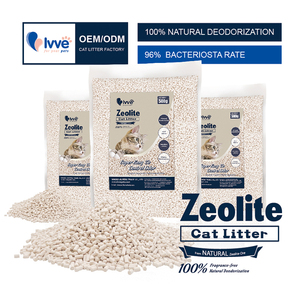 Vente chaude Naturel Premium Chat Sable Broyé Carbone Minéral Actif Zéolite Pellet Zéolite Litière Pour Chat Avec Sac En Plastique - Product Image 4
