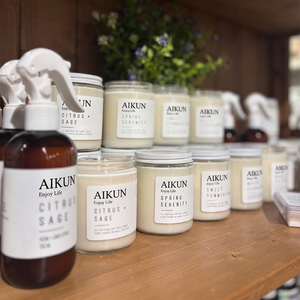 AIKUN Factory OEM <b>Bulk</b> Custom Minimalist Luxury Soy Wax Glass Jar <b>Candle</b> in Modern Home Office Desk Relaxation Decor - Product Image 3