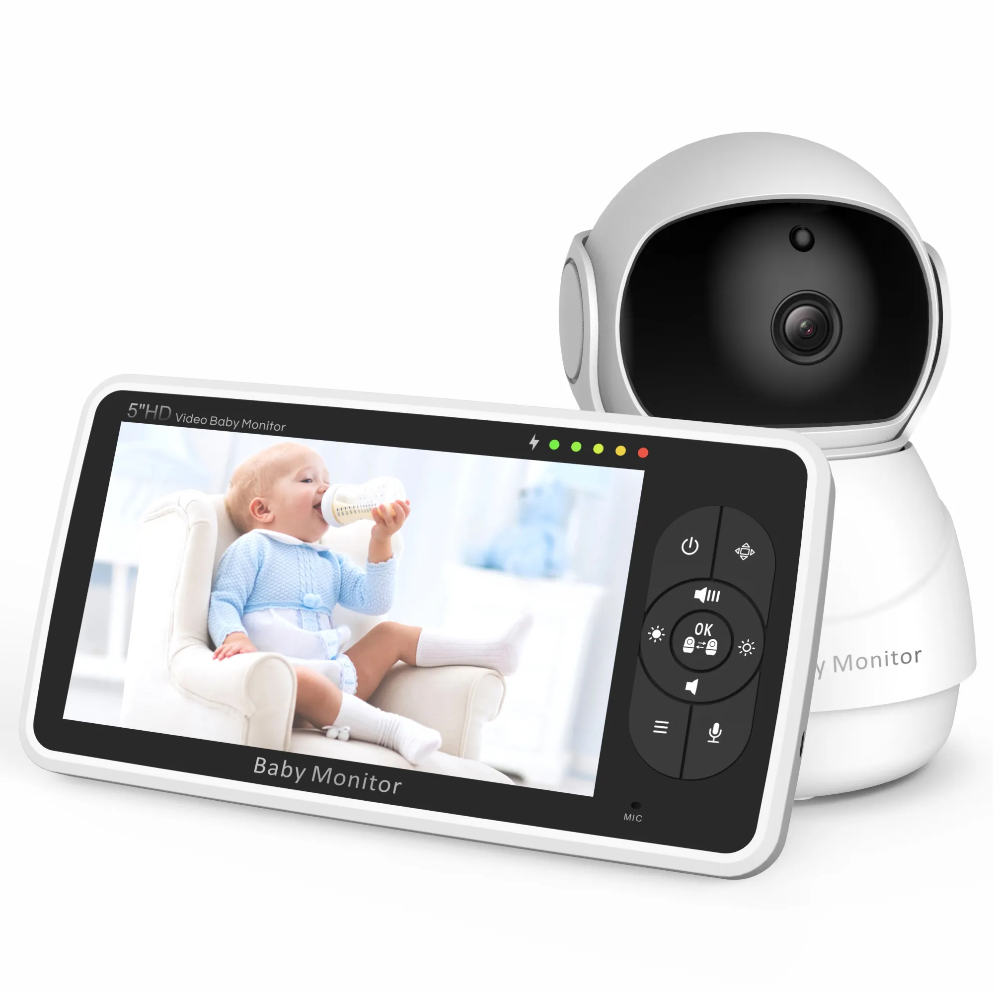 Best Quality Full HD Wifi Wireless Baby Monitor 2.4Ghz Infrared Night Vision Baby Monitor Camera With Audio And Video