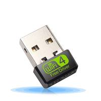 Carte réseau sans fil Mini USB sans pilote Récepteur WiFi portable pour ordinateur Carte réseau sans fil 150Mbps