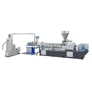 Excellent Performance Double Screw Pet Bottle Flakes Recycling Pellet Granulating Machine