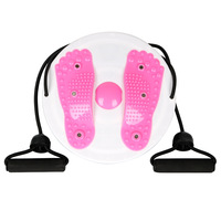 Appareil de fitness à corde pour la maison et le bureau, machine de torsion de la taille pour le remodelage corporel féminin, disque amincissant mécanique en plastique