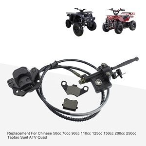 GOOFIT Maître-<span class=keywords><strong>cylindre</strong></span> de frein hydraulique gauche avec étrier et plaquettes de frein de remplacement pour ATV <span class=keywords><strong>Quad</strong></span> <span class=keywords><strong>chinois</strong></span> 50cc - 250cc Taotao Sunl - Product Image 6