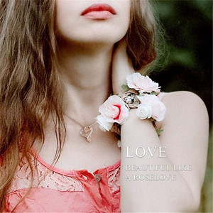 Collar con colgante de rosa de amor para mujer, joyería con diamantes, venta al por mayor - Product Image 3