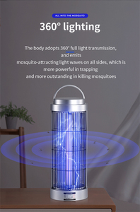 Lampe anti-moustiques électrique à ultraviolets haute efficacité, portable, pour la maison et le jardin - Product Image 2