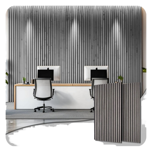 Panneaux acoustiques en bois plaqué bois à lattes 60x60cm écologiques style européen et <span class=keywords><strong>américain</strong></span> pour auditorium, hôtel, <span class=keywords><strong>studio</strong></span>, mur et plafond - Product Image 1