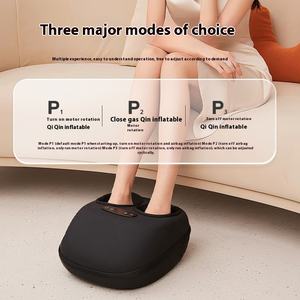 All'ingrosso elettrico Airbag massaggiatore del piede con terapia termica pressione onda d'aria terapia per gambe e piedi design suola - Product Image 3