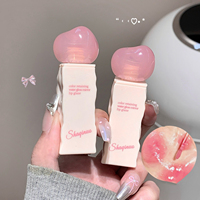 Brillant à lèvres clair et hydratant finition miroir, brillant à lèvres de maquillage blanc et longue durée étudiant fête bouche rouge couleur des lèvres