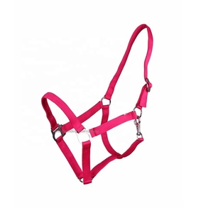 High Quality Soft Horse Head Collar <b>Halter</b> Fleece Head collar nylon Padded Adjustable equestrian horse equipment am608 - Product Image 1