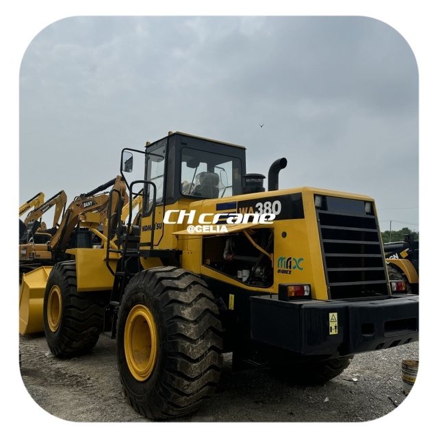 99% New Komatsu Wa380 Loader Komatsu WA350 WA470 WA580 WA600 WA600-6 Loader with Excellent Working Performance Ready Ship