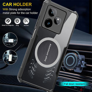 Pour Realme GT7 6 5 2 PRO <span class=keywords><strong>GT</strong></span> 7T 6T 3T Neo2 3 5 6 SE Étui magnétique à haute perméabilité anti-rayures Protection des quatre coins - Product Image 4