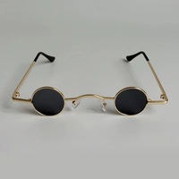 Promotion mode nuances conduite lunettes Ultra métal cadre Hip Hop lunettes de soleil petites rondes Rock Punk lunettes de soleil