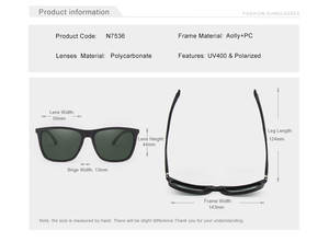 KINGSEVEN DESIGN, gafas de sol polarizadas cuadradas <span class=keywords><strong>para</strong></span> <span class=keywords><strong>hombre</strong></span>, UV400, gafas de moda de aleación + montura de PC, <span class=keywords><strong>lentes</strong></span> de policarbonato, tonos <span class=keywords><strong>para</strong></span> mujer 7536 - Product Image 5