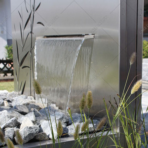 Fontaines <span class=keywords><strong>d</strong></span>'eau en acier corten, design <span class=keywords><strong>moderne</strong></span>, pour l'extérieur et l'intérieur, art de jardin - Product Image 6