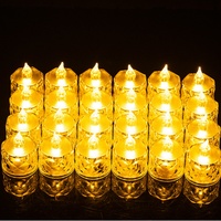 Lilin LED Tanpa Api Baterai Nicro Wholesale Romantic Warm Light, Lilin Elektronik Plastik PS untuk Dekorasi Pernikahan dan Rumah