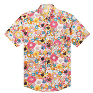 Chemises décontractées sur mesure pour <span class=keywords><strong>hommes</strong></span>, grandes tailles, 100% polyester, séchage rapide, streetwear d'été - Product Image 1