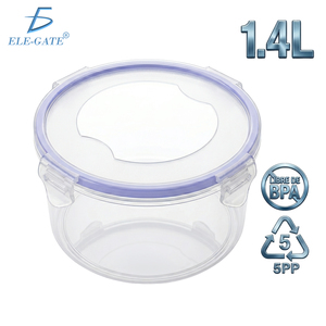 Conteneur alimentaire hermétique Ele-Gate 1,4 L avec verrous pour micro-ondes et réfrigérateur - Product Image 4