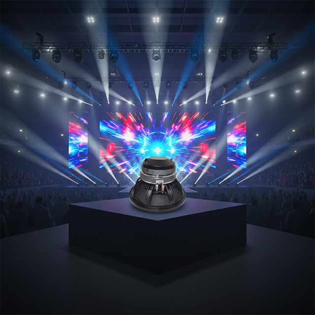 Coaxial Speaker 12 Inch 900W Mid-Range Loudspeaker Unit with 75mm Voice Coil for Sound Reinforcement