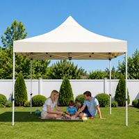 Tente extérieure pliable 3x3 pieds, imperméable, coupe-vent, protection solaire, durable, en PVC monocouche, pour expositions et salons professionnels, grands événements