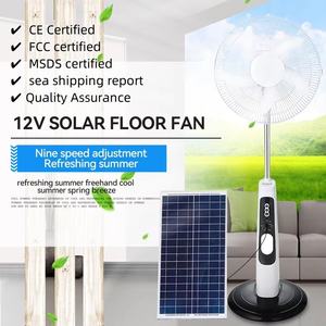 Ventilateur d'extraction d'énergie solaire <span class=keywords><strong>rechargeable</strong></span> Zhongshan Hybrid Premium avec panneau et batterie de secours pour la maison et l'extérieur - Product Image 1