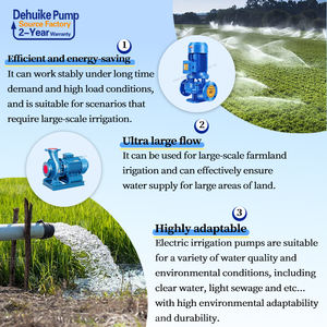 Hoge Kwaliteit Horizontale Einde Zuigkracht Mono Blok Dicht Gekoppeld Eentraps Centrifugaal Elektrische Irrigatie Waterpomp - Product Image 5