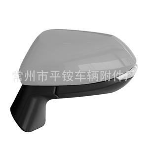 Ensemble de rétroviseurs Levin pour Toyota Corolla 2019 87940-02P30, miroir plat, coque noire en ABS - Product Image 2