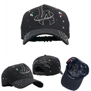 <span class=keywords><strong>Gorra</strong></span> de Béisbol de Lujo con Visera <span class=keywords><strong>Plana</strong></span> para Mujer, 5 Paneles, PVC, Bordado de Alta Calidad, Ajustable, Estilo Urbano, Marca Barbs - Product Image 2