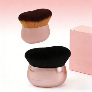 <span class=keywords><strong>Brocha</strong></span> de Maquillaje <span class=keywords><strong>Kabuki</strong></span> con Cuerpo de Amortiguación Líquida en Forma de Domo Grande, Mango de Agarre Denso, Utilizada con <span class=keywords><strong>Brocha</strong></span> de Afeitar <span class=keywords><strong>para</strong></span> Aplicación - Product Image 2