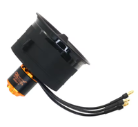 Moteur Brushless RC QX-MOTOR 64mm EDF 5 pales avec QF2611 Pro 4000KV 3200KV 2900KV CW CCW pour avion RC 3S 4S 6S
