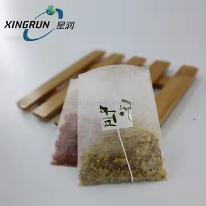 Manufacturer Pla Biodegradable Non woven Hot flower small Empty Compostable Filter Bag compostable tea bags