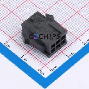 WAFER-MX3.0-06PJK-MB Housing (Wire-to-Board / Wire-to-Wire) P=3.03mm Connector 2x3P 3.03mm Micro-Fit (MX 3.0) 3.03mm - Product Image 1