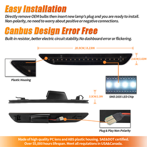 Phụ Kiện Xe Hơi RGB LED Phía Sau Side Đánh Dấu Đèn Cho Ford Mustang 2015 2023 Xe Phía Sau Fender Bumper Side Đánh Dấu Đèn - Product Image 3