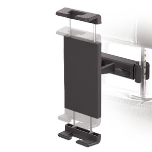 Ventas calientes 360 grados <span class=keywords><strong>de</strong></span> rotación ABS coche reposacabezas Teléfono/tableta/móvil coche soporte cargador Flexible venta al por mayor asiento trasero - Product Image 1