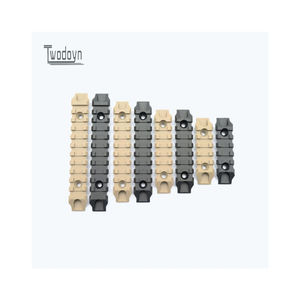 Rail en Nylon professionnel Jingji SLR 21mm en couleur sable noir pour extérieur tactique haute résistance 5/7/9/11 Slot K M - Product Image 4