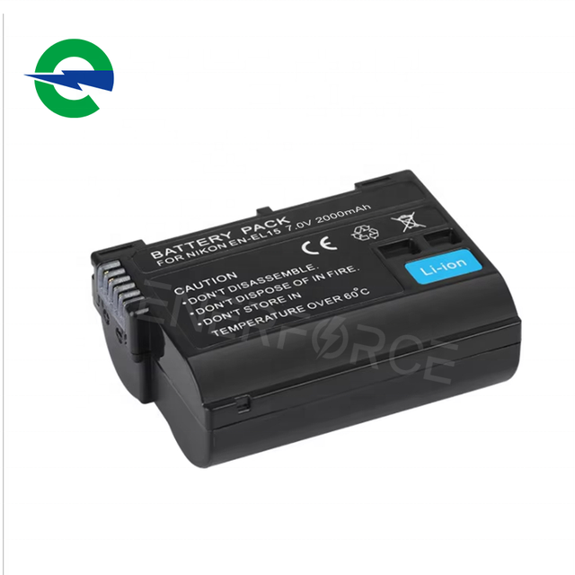 2000mAh 7V Li-ion Battery Pack ENEL15 EL15 EN-EL15 Camera Replacement for for Nikon Z5 Z6 Z7 Z8 DSLR Cameras