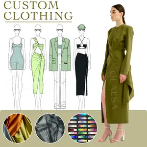 Undefinierte hochwertige Mode schneiden und nähen Design Frauen Kleidung Custom Design Kleidung Hersteller Designer Kleidung