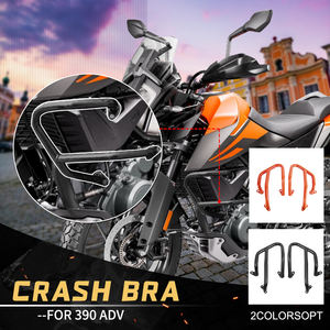 XXUN moto autoroute inférieur Crash Bar moteur garde pare-chocs cadre chute protecteur pour <span class=keywords><strong>KTM</strong></span> <span class=keywords><strong>390</strong></span> <span class=keywords><strong>Adventure</strong></span> 2020 2021 <span class=keywords><strong>2022</strong></span> 2023 - Product Image 2