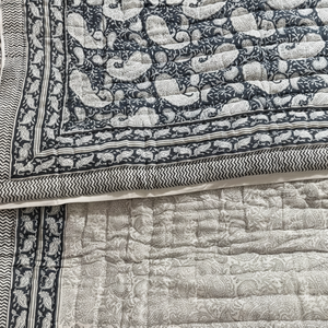 Nouveau beau Vintage indien Vintage Kantha travail couette cousu à la main coton imprimé motif pour couvre-lit jette/Gudari/couvertures - Product Image 1