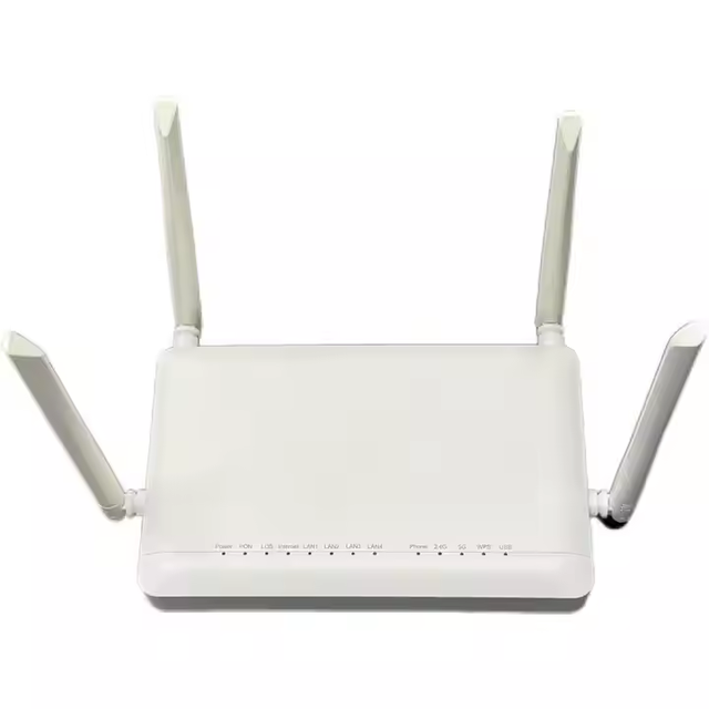 ONU GPON F6600P (English Version) AX3000 WiFi6 + 4 for SC Ports 5G Compatible FTTH/IP Networks 12V Power Supply 4G TCP Functions