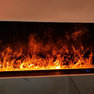 WIFF Control Cheminée à flamme électrique décorative moderne encastrée à vapeur d'eau <span class=keywords><strong>Insert</strong></span> de cheminée électrique à vapeur d'eau à Led d'intérieur - Product Image 1