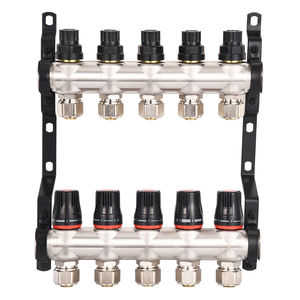 SANIPRO vendita calda 6 vie 304 in acciaio inox valvola collettore collettore distributore per <span class=keywords><strong>riscaldamento</strong></span> <span class=keywords><strong>a</strong></span> <span class=keywords><strong>pavimento</strong></span> - Product Image 3