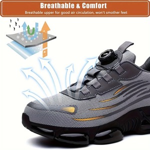 <span class=keywords><strong>Scarpe</strong></span> Antinfortunistiche da <span class=keywords><strong>Uomo</strong></span> Adatte <span class=keywords><strong>per</strong></span> Lavori Edili, <span class=keywords><strong>Scarpe</strong></span> Sportive Casual con Punta in Acciaio Anti-Perforazione e Anti-Schiacciamento - Product Image 5