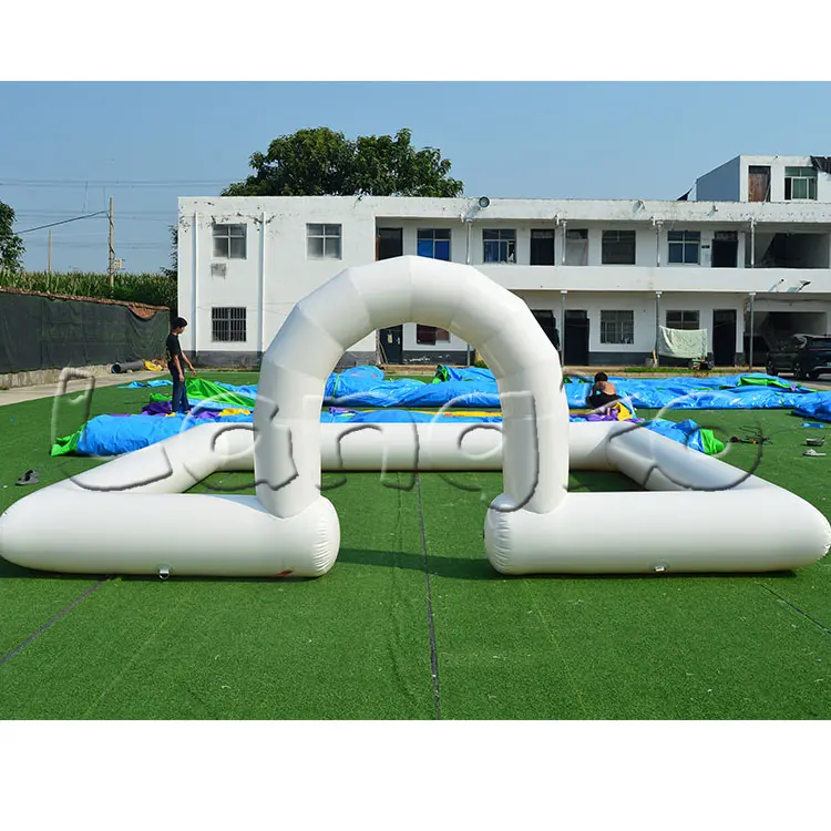 Indoor outdoor fun amusement park rides airtight inflatable bumper car race track arena