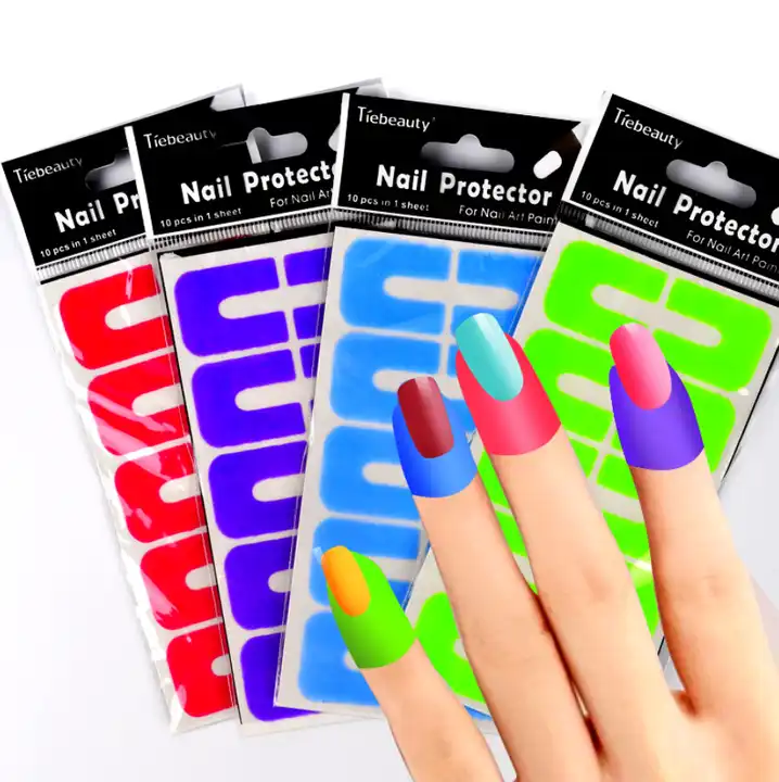 Peel off tape Nail Protector Polish Liquid Latex Nail Art Tool Sticker  Adhesive | eBay