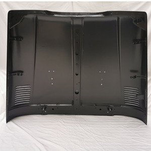 Nueva Cubierta de Acero BODI de 1.0mm para el Capó del Motor, para BJ40 FJ40 FJ45 BJ45 HJ40 <span class=keywords><strong>FJ44</strong></span> FJ43, Negro/Gris - Product Image 4